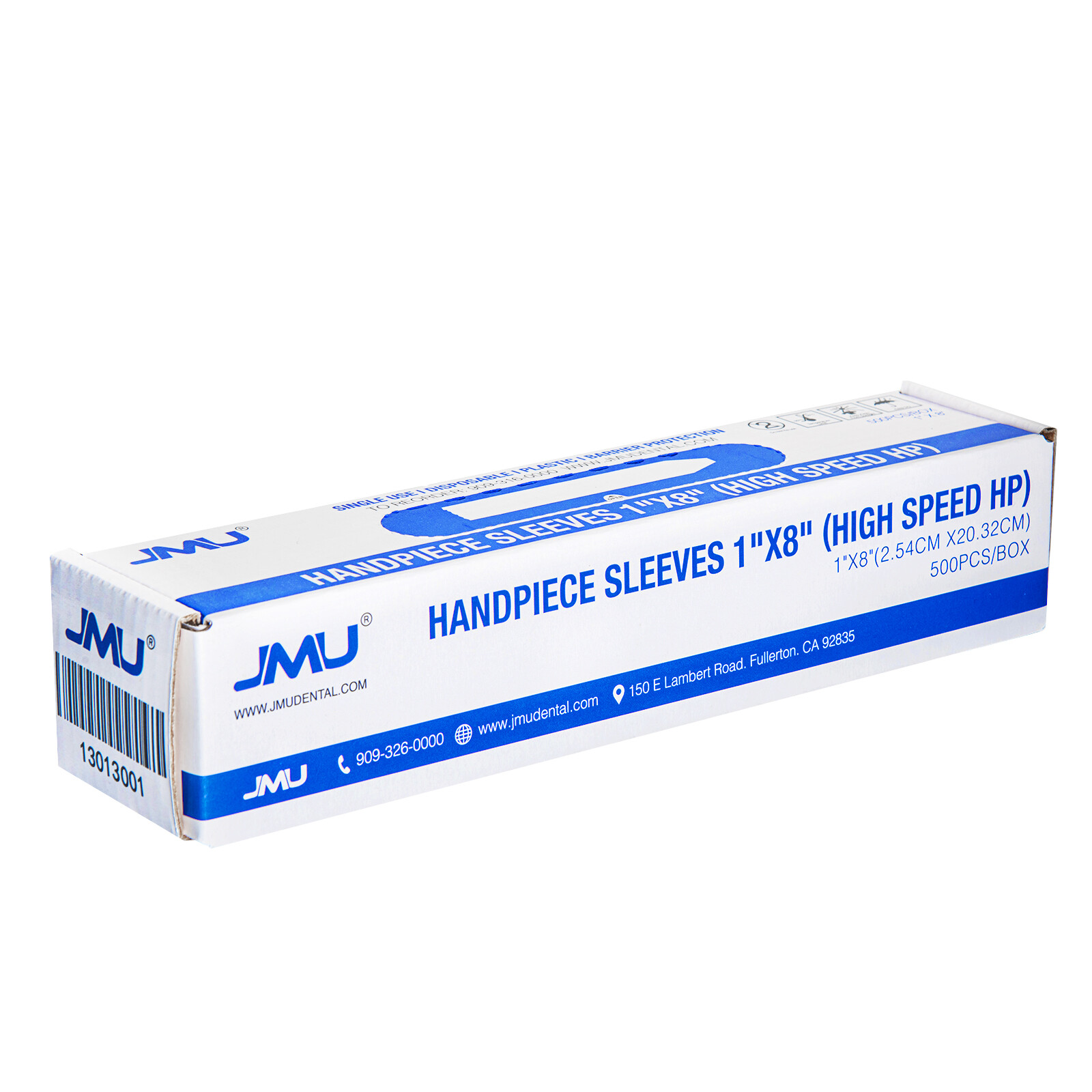 500PCS JMU Plastic Dental Handpiece Cover High Speed Sleeves Sheath 1”X8”