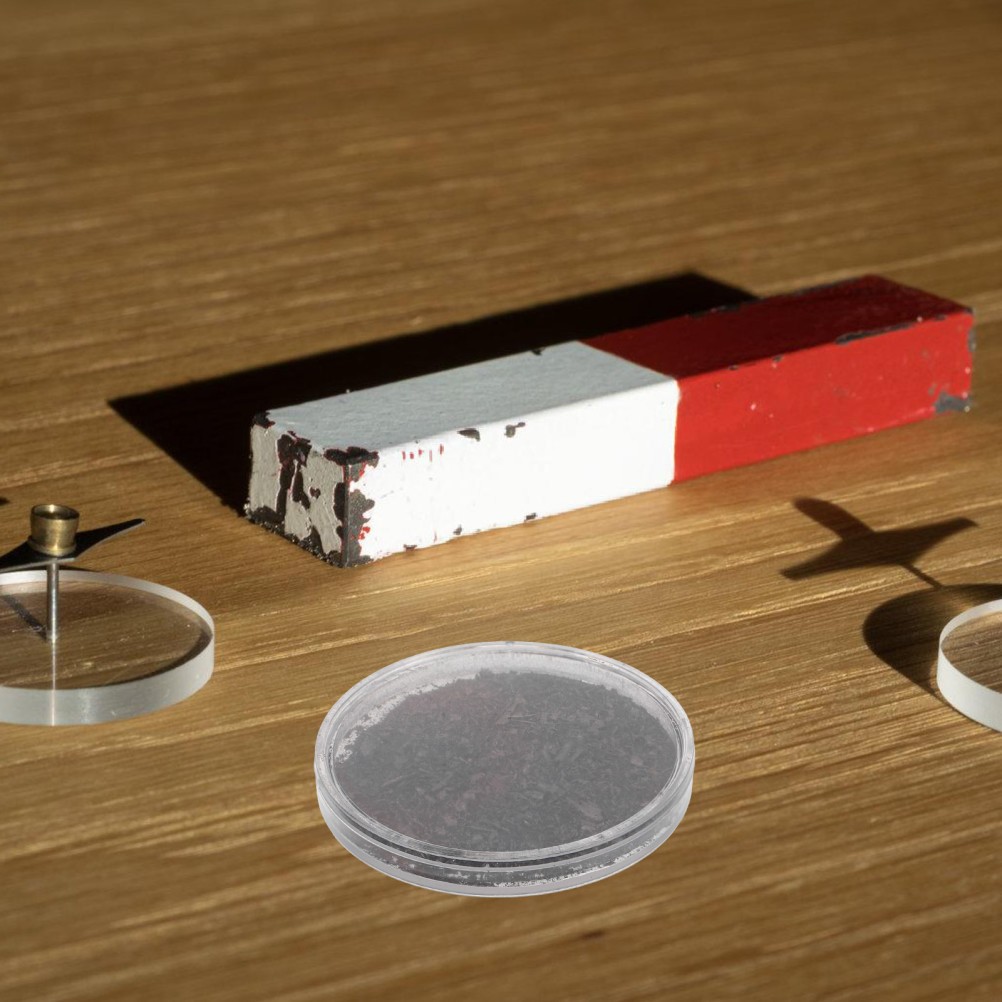 2 Pcs Magnetic Powder Iron Filings Demonstrator Fillings Experiments