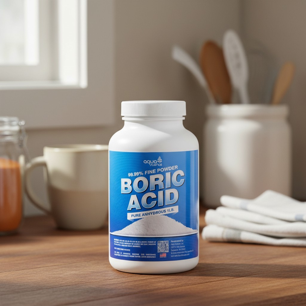 Boric Acid Powder 1lb 99.9% Industrial Grade Strength Fine Powder Multipurpose