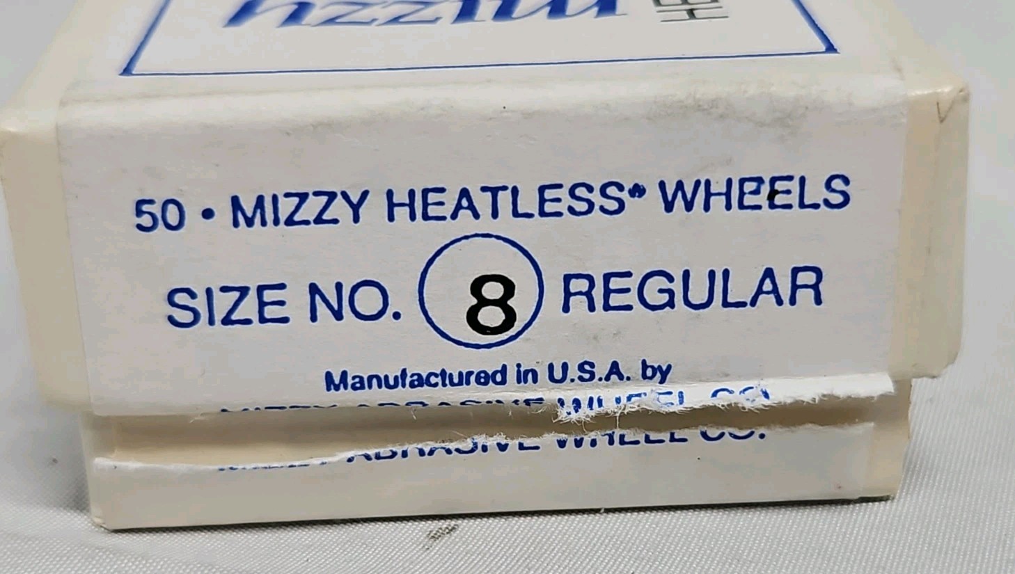 Mizzy #8 Dental Laboratory Abrasive Heatless Wheels Open Box 50 Count Fast Ship
