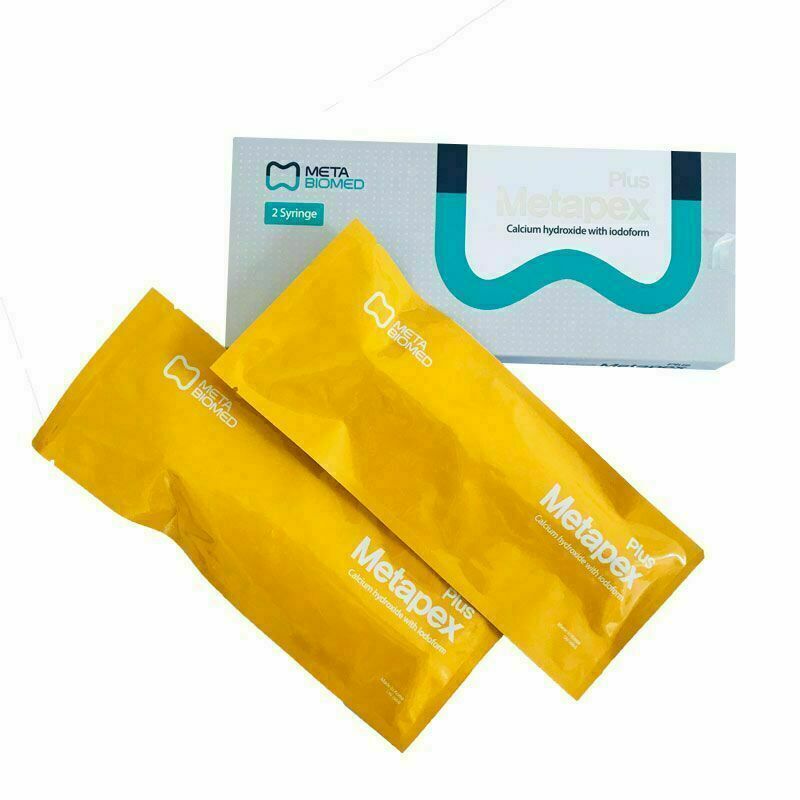 Meta Biomed Metapex Calcium Hydroxide with Iodoform Dental 2 Syr Pack