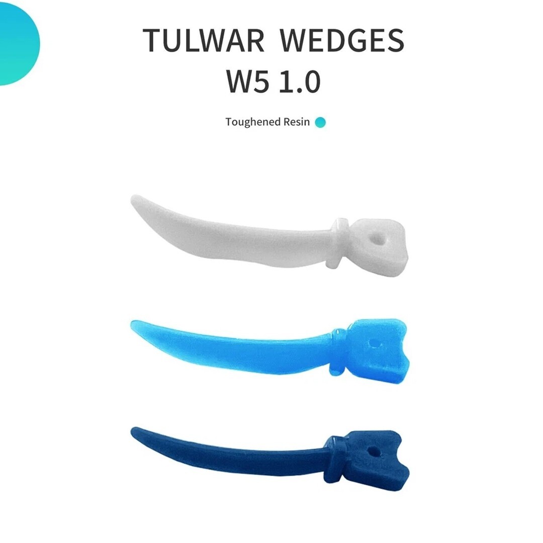 120Pc Dental Tulwar Wedges Sectional Matrix System Plastic Diastema Wedge Refill