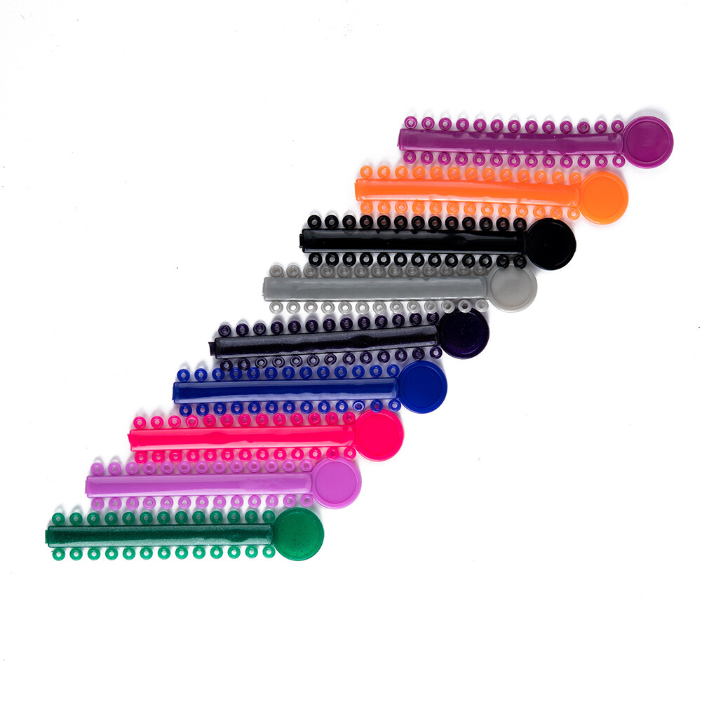 1040Pc Dental Braces Orthodontic Elastic Ligature Ties Ortho Super Rubber Bands