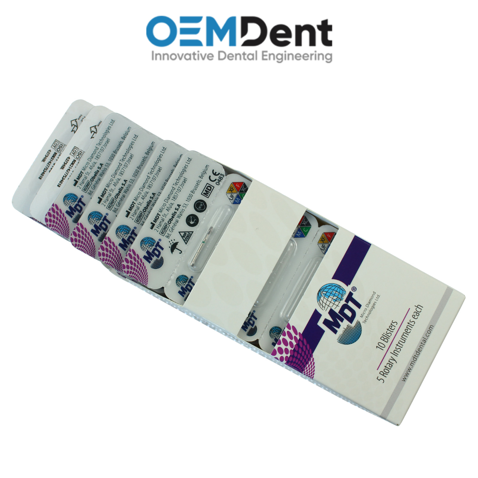 MDT FG Diamond Burs Egg 277 Contouring Smooth Transitions Dental Restorations