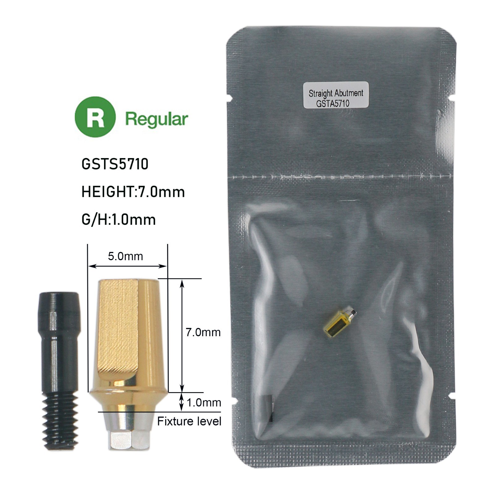 US Dental Osstem TS Hiossen ET Transfer Abutment Hex MINI/Regular