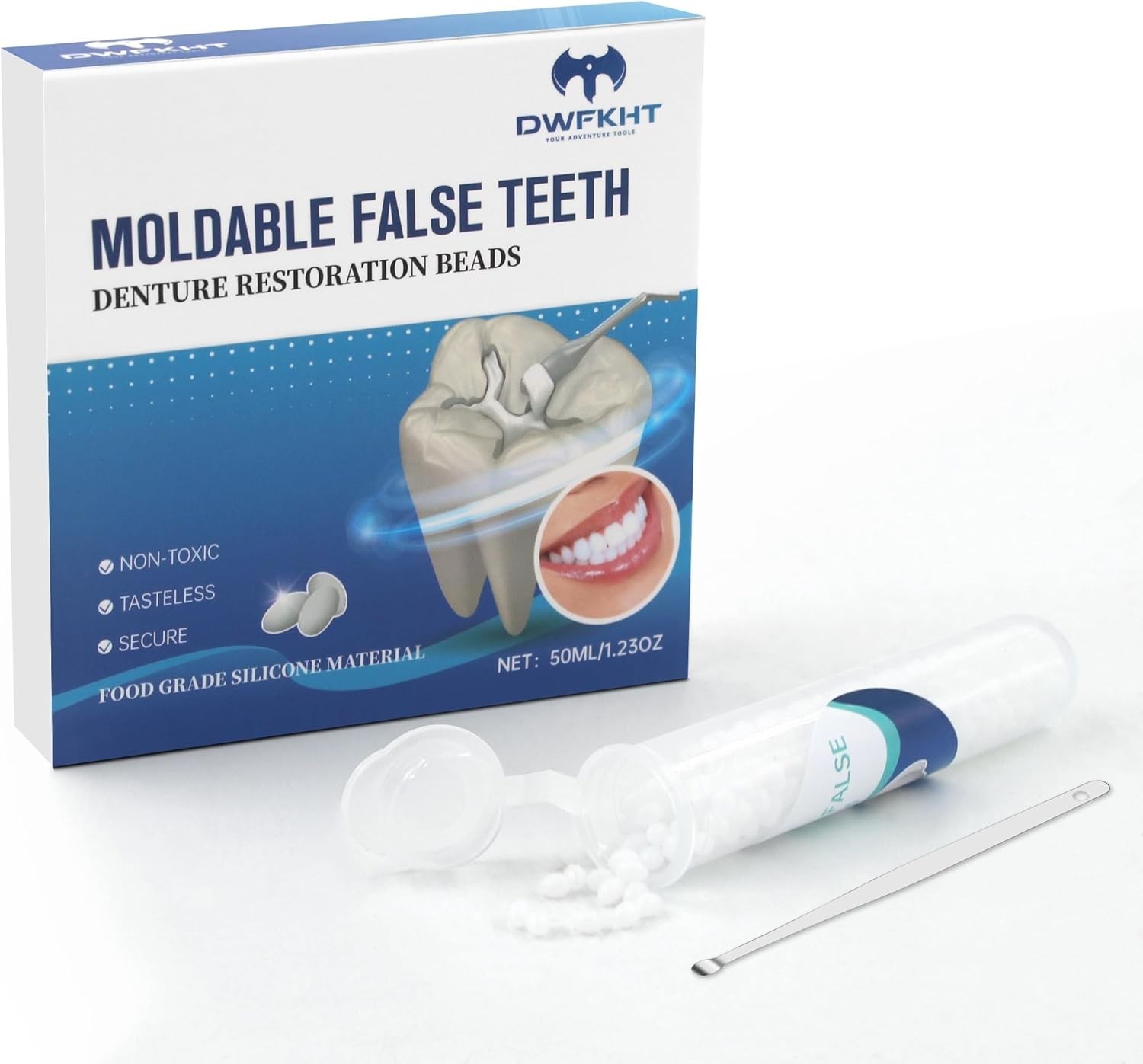 Tooth Replacement Missing Teeth, Teeth Filling Kit Permanent with Tool BEST ONE