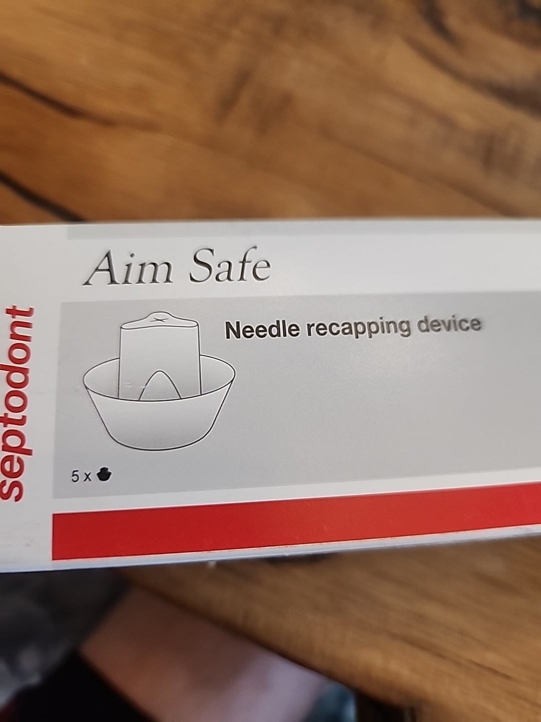 Septodont N0015 Aim Safe Needle Protector Recapper Device Rubber 5/Bx