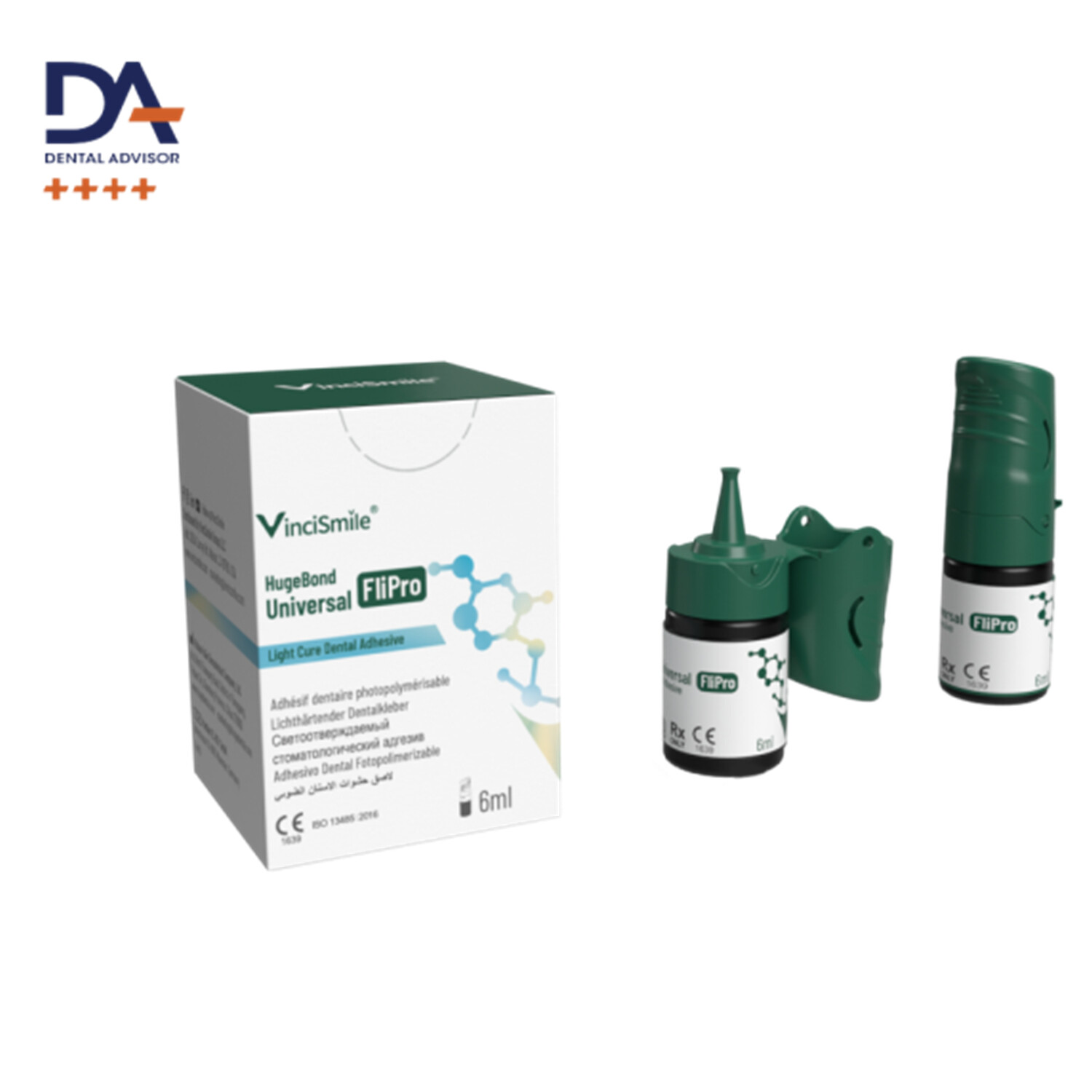 Huge VinciSmile Universal FliPro Light Cure Dental Bonding Resin Adhesive 6ml