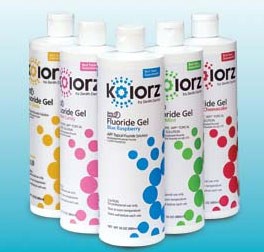 DMG Kolorz 60 Second Blue Raspberry Fluoride Gel, APF 1.23%, Thixotropic Formula