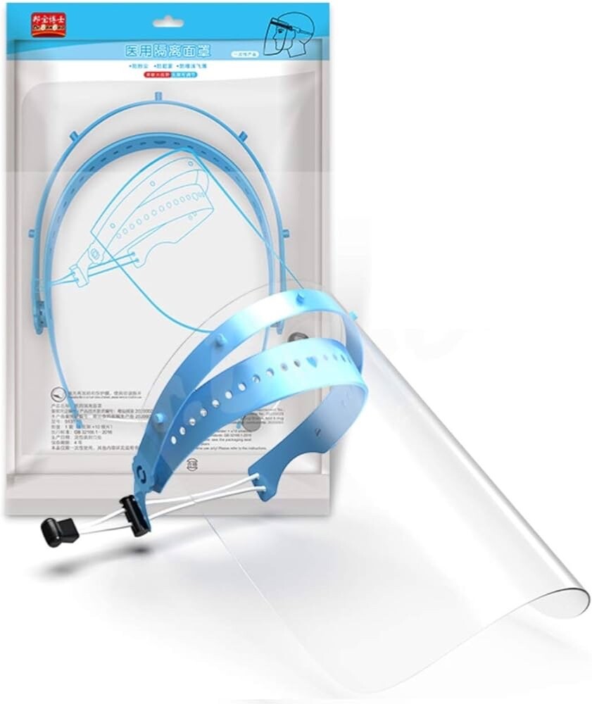 10 Full Safety Face Shield Flip-Up Anti-Splash Protection Washable Mask Medical