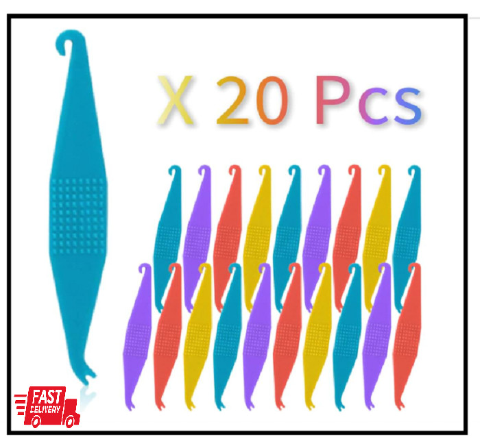 20 Pack Braces Rubber Band Tool Dental Elastic Rubber Bands Placers for Braces D