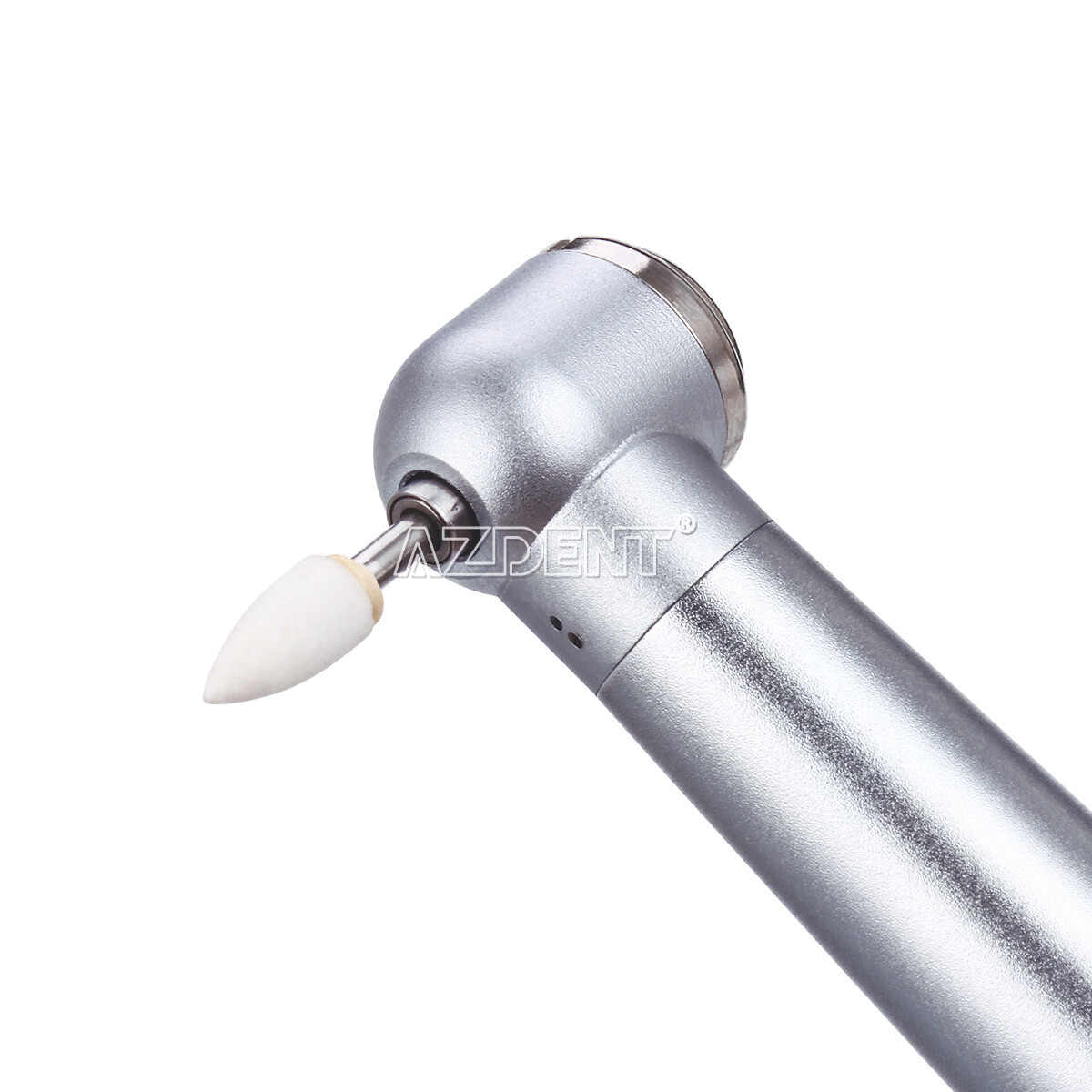 AZDENT Dental White Stone Polishing Burs FG Flame Mounted Abrasion Point Burs