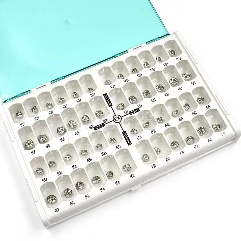 Dental Material Children’s Stainless Steel Baby Teeth Prefabricated Crown 48/Box