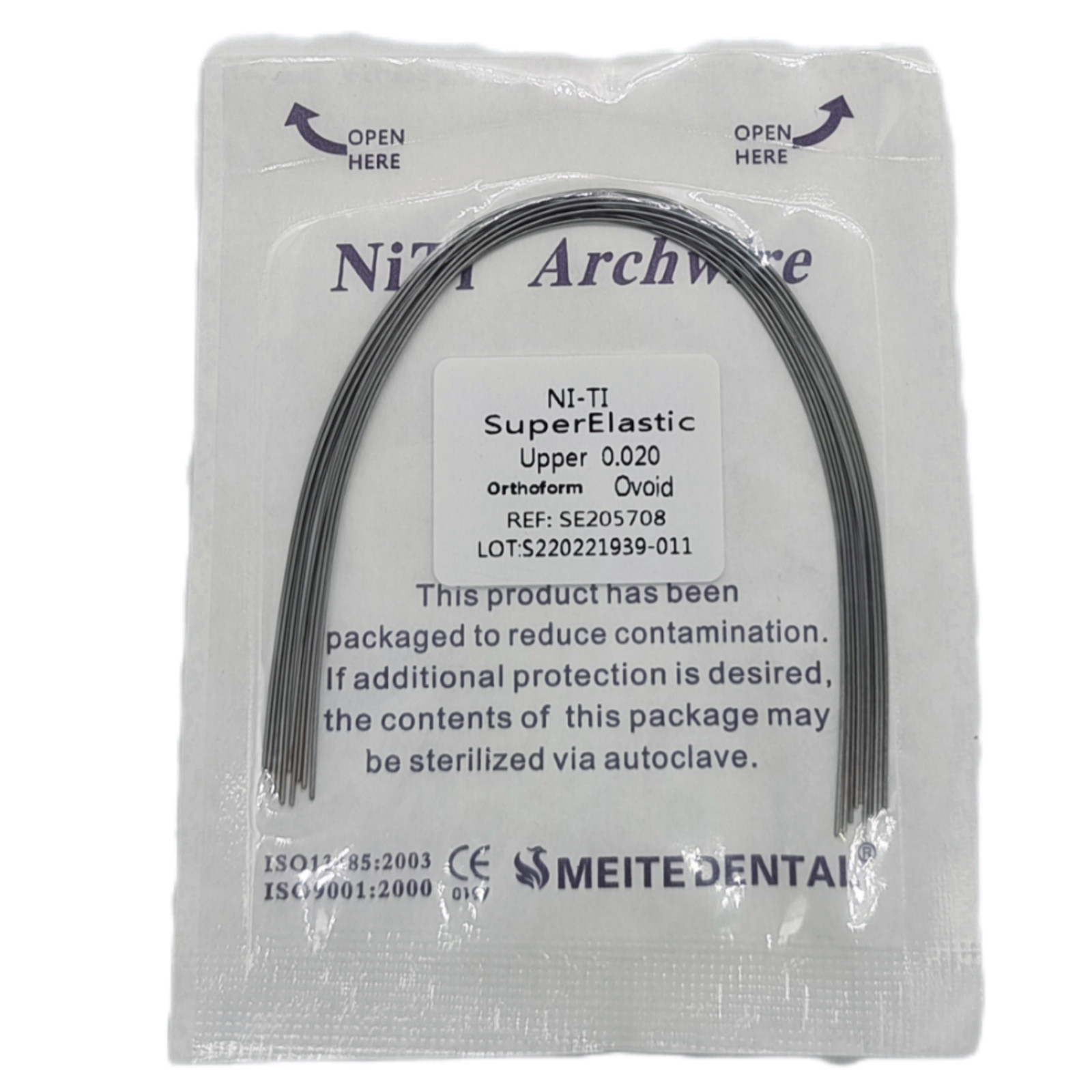 Dental Orthodontic Braces Brackets Metal Mini Roth.022 Hook 345 NITI Arch Wires