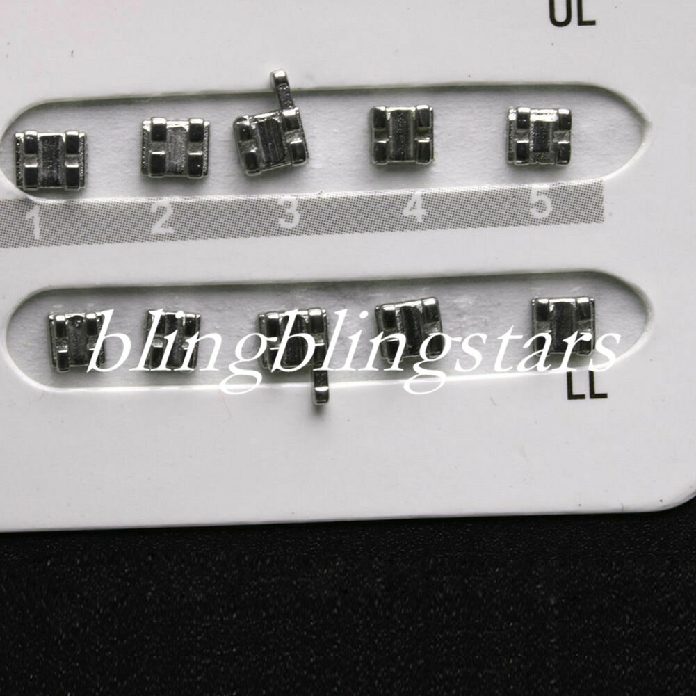 20 Pcs Dental Orthodontic Metal Brackets Braces No/3/345 Hook 018/022 Edgewise