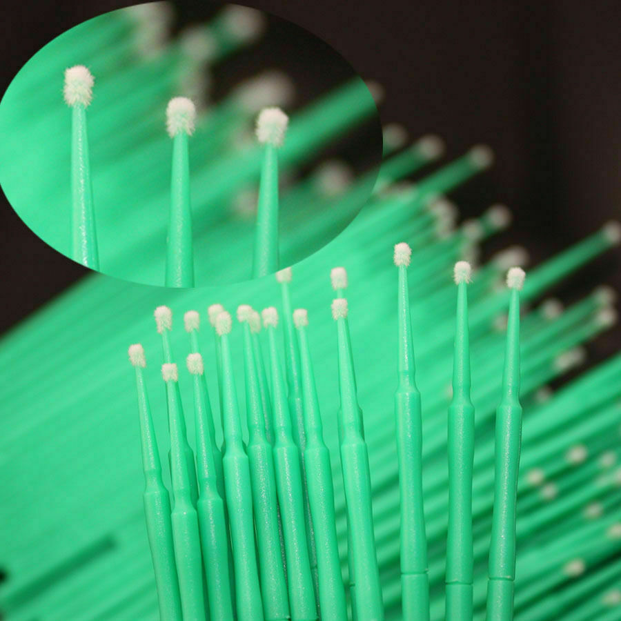 100Pcs/Bag Dental Microbrush Disposable Applicators Tips Micro Brush Cleaning