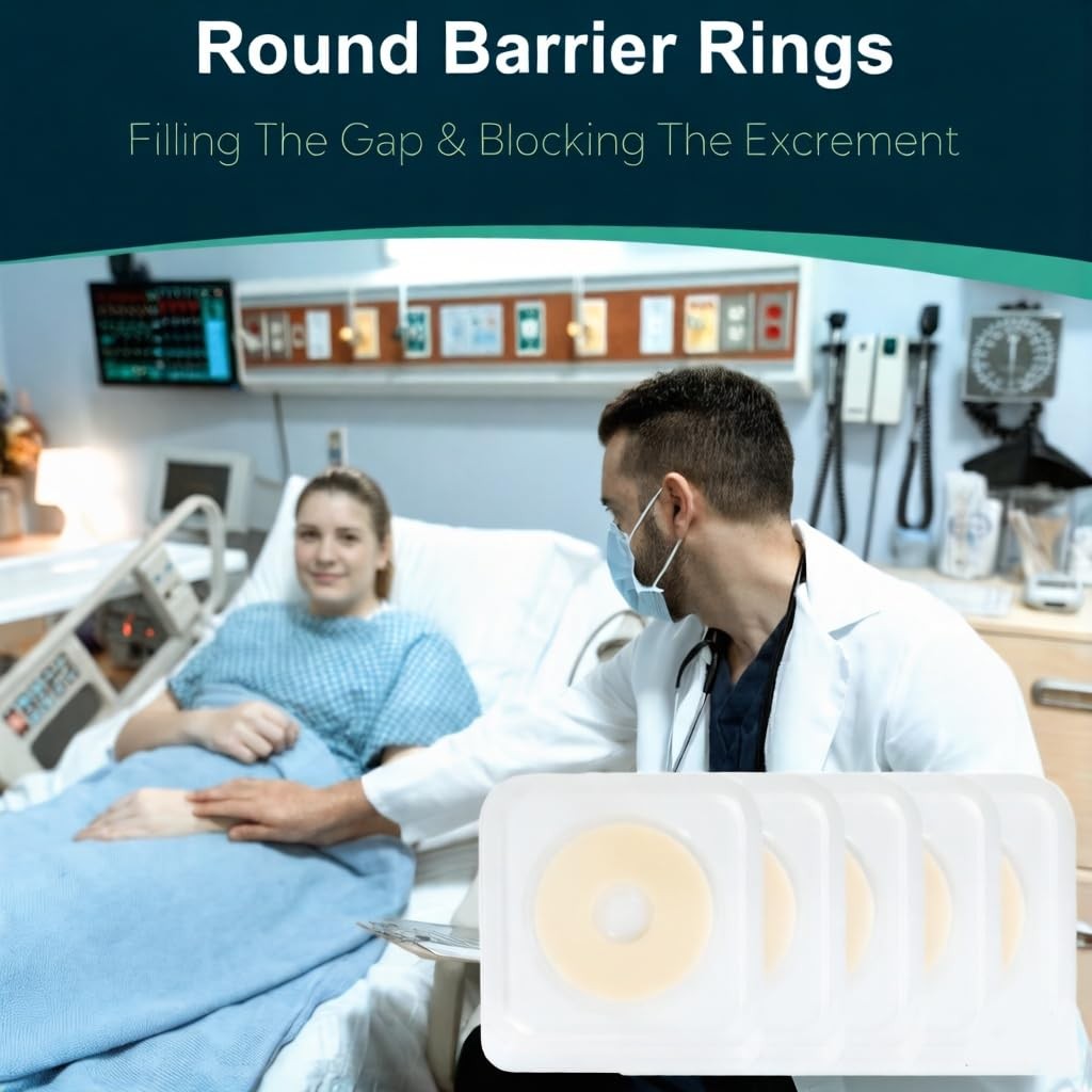 10 PCS Ostomy Barrier Rings, 2mm 10 Count (Pack of 1), 2mm,10pcs/Box