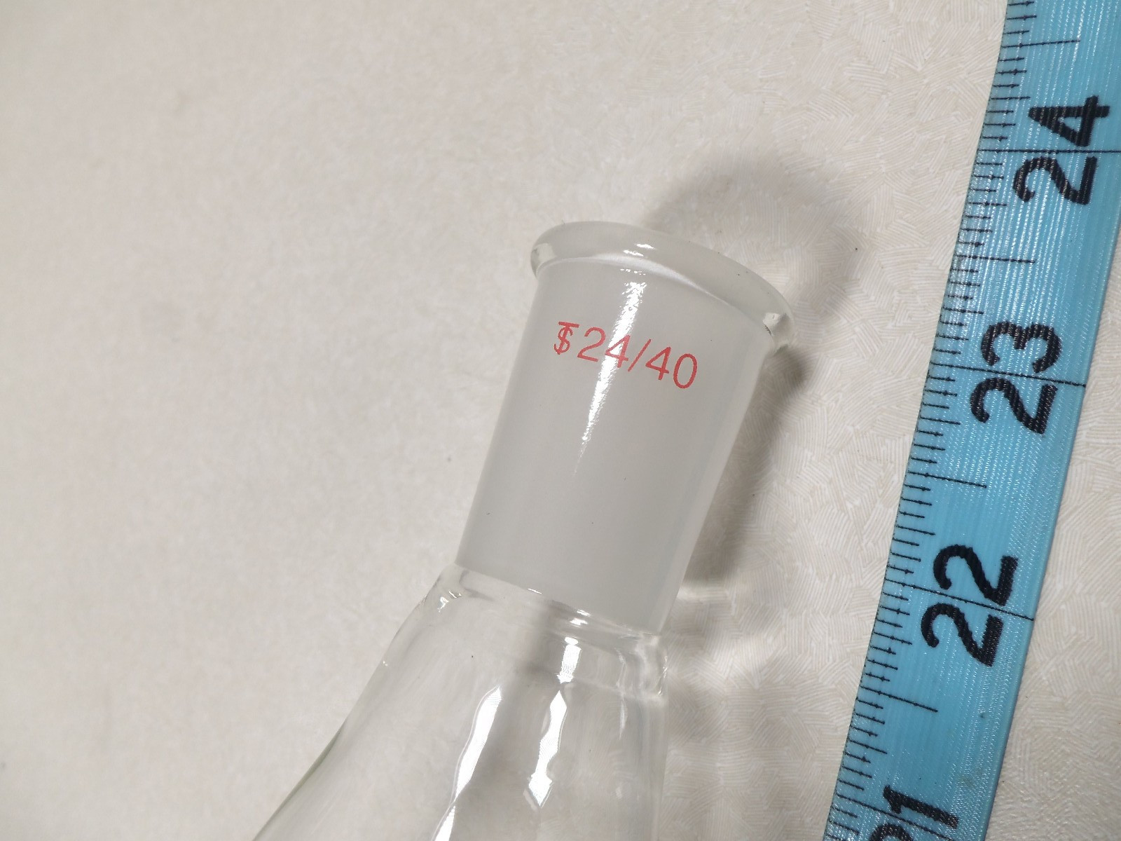 Lot of 3 Kuderna Danish Evaporator Concentrator Flasks 250ml & 500mL Lab Glass