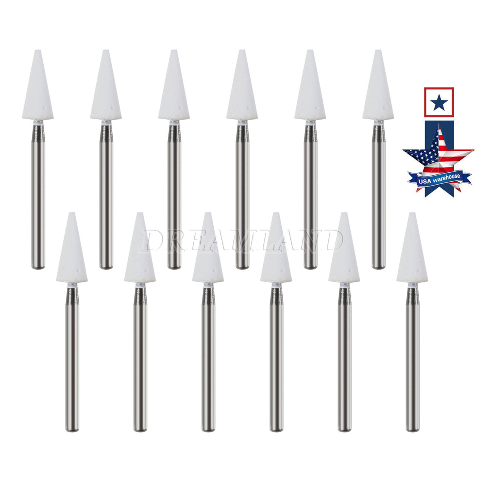 Dental Composite Polishing Stones – Cone CN-1 FG -Arkansas White Polishing Stone