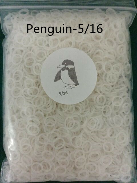 3.5OZ Dental Ortho Super Elastic Rubber BandS Ligature Ties Transparent 5 Sizes