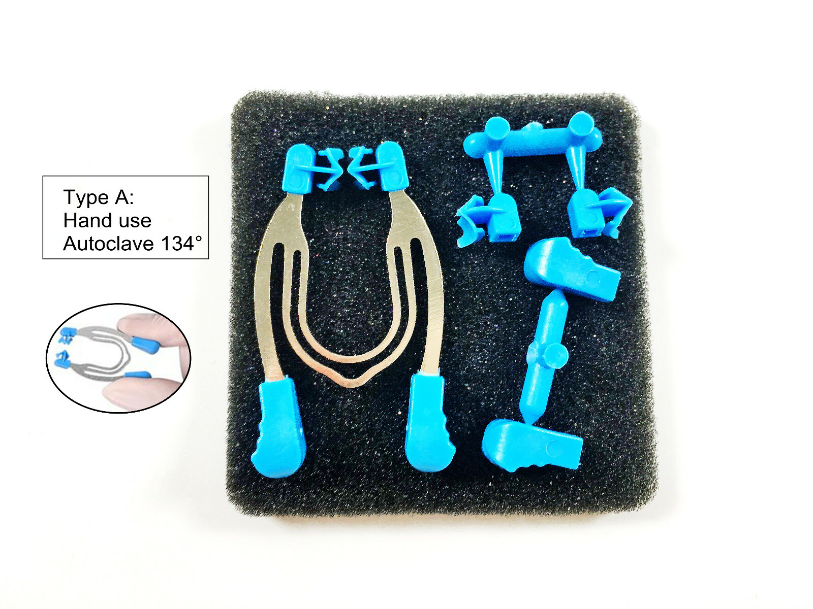 Dental Sectional Matrix Clip Matrices Clamps Wedges Tinas Ring Type A 134℃