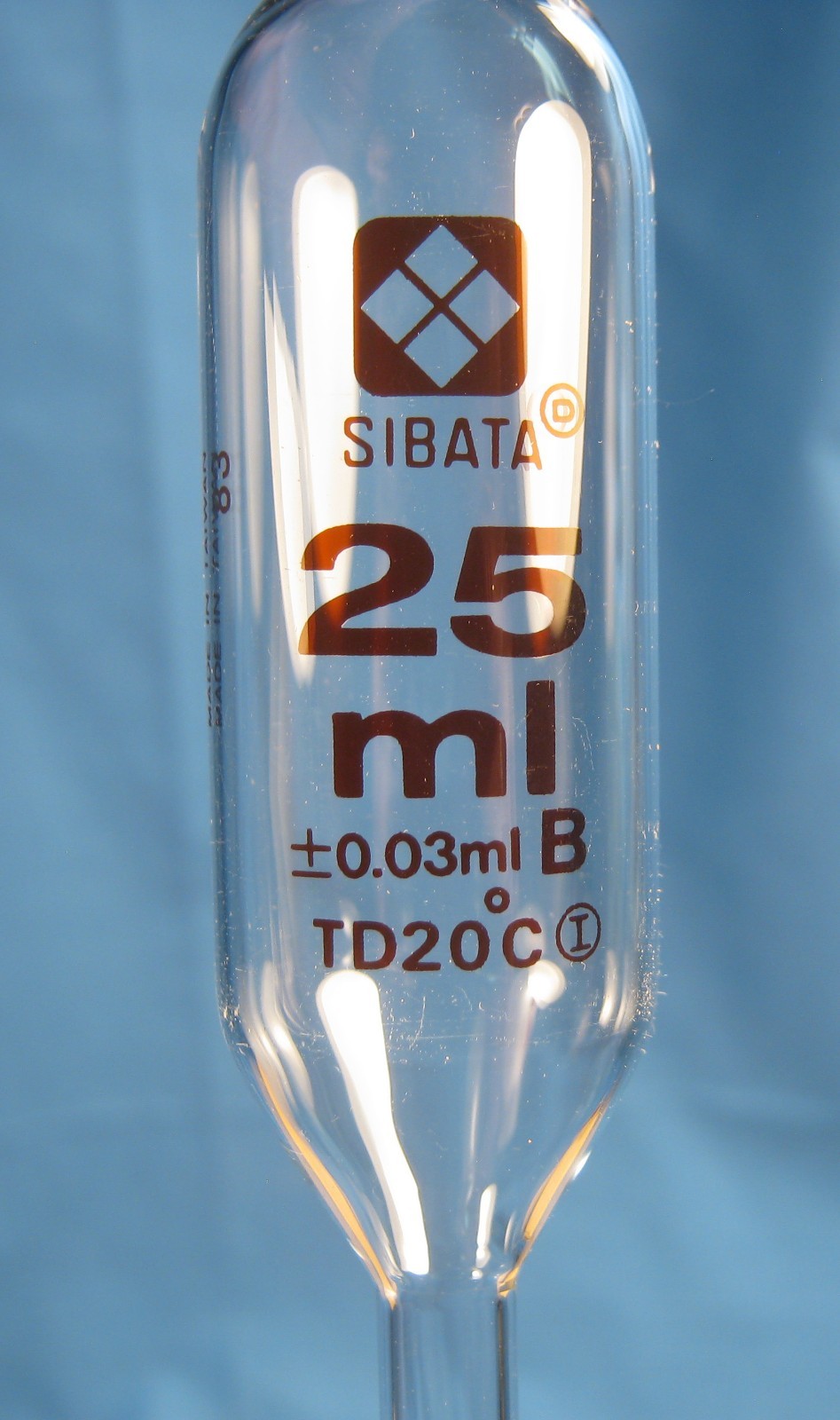 SIBATA 25 ML PIPETS CLASS “B” X6 NEW OLD STOCK FREE SHIPPING