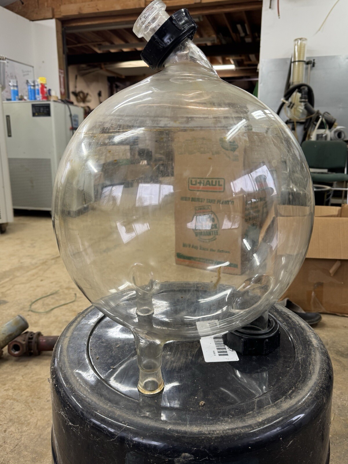 20 Liter Receiving Flask With 4 Ports