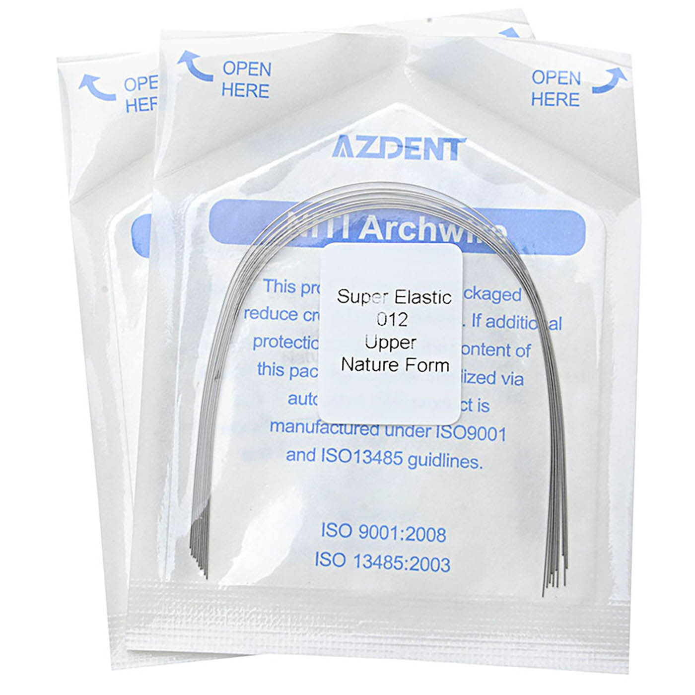 AZDENT Dental Orthodontic Arch Wire Super Elastic NITI Natural Nature Form Round