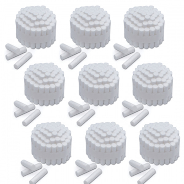 2000x Dental Cotton Rolls Premium Quality Size #2 Medium Nonsterile, 3/8″