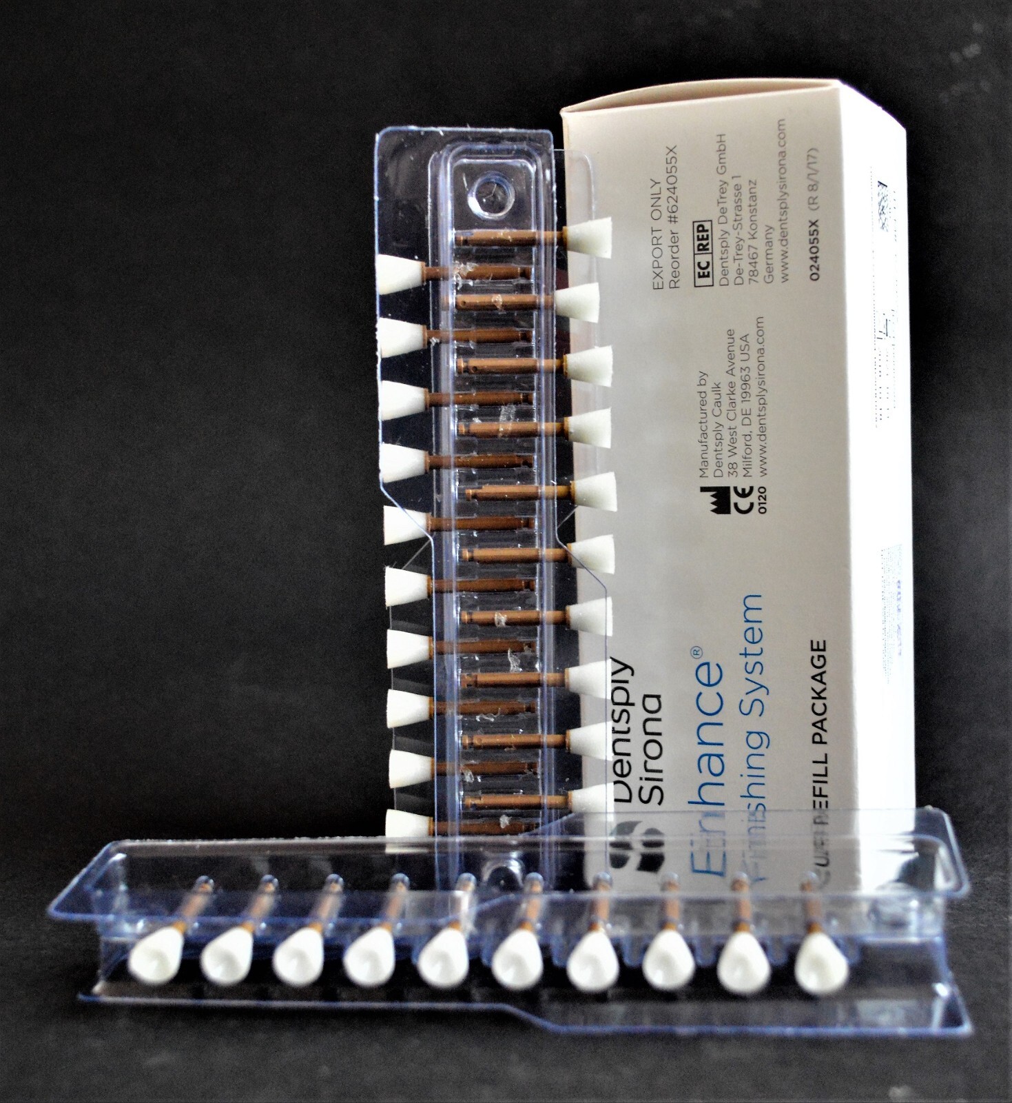 Caulk DentSply Enhance Cups for Finishing & Polishing Composite 30Pkg Refills