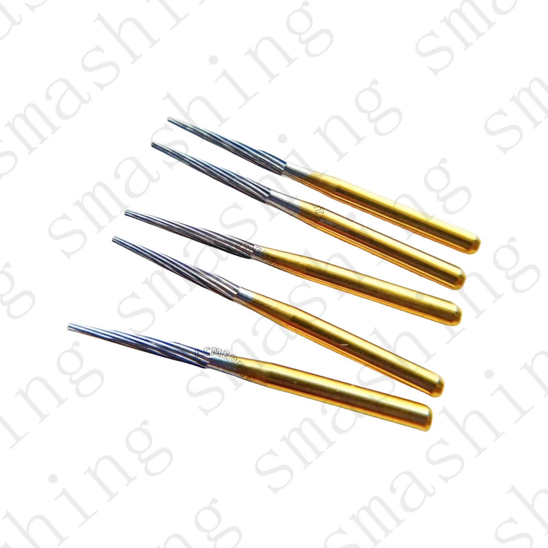 FG7714 Dental Finishing&Trimming Drills Carbide Burs High Speed 5Pcs/Box