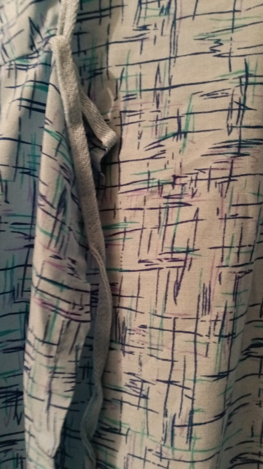NICE! Lot of 2 MEDLINE Hospital Gown Unisex Adult One Size Blue Ties Back