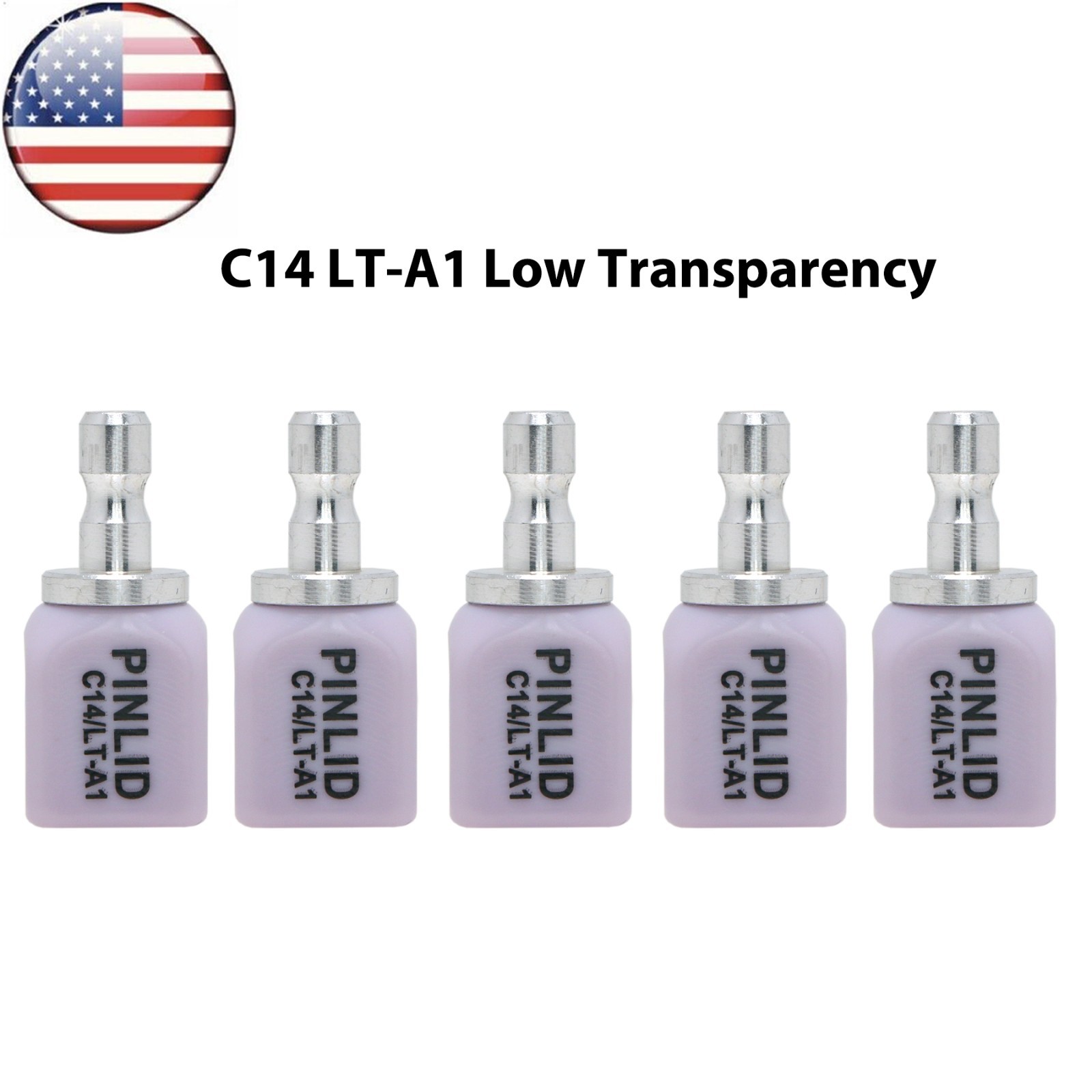 US C14 HT/LT Dental Emax Glass Ceramic Blocks Lithium Disilicate CAD/CAM CEREC