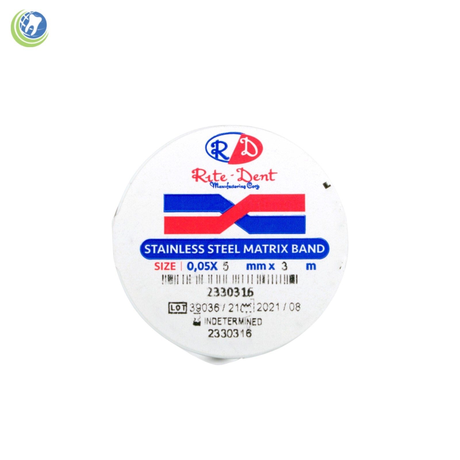 Dental Matrix Band Rolls 3/16″ approximately 5mm Stainless Steel Dental Emporium