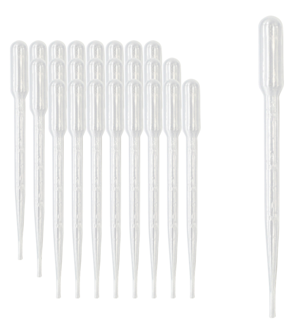 HDA Plastic Transfer Pipette 3ml Disposable Eye Drop Pack 500 pcs