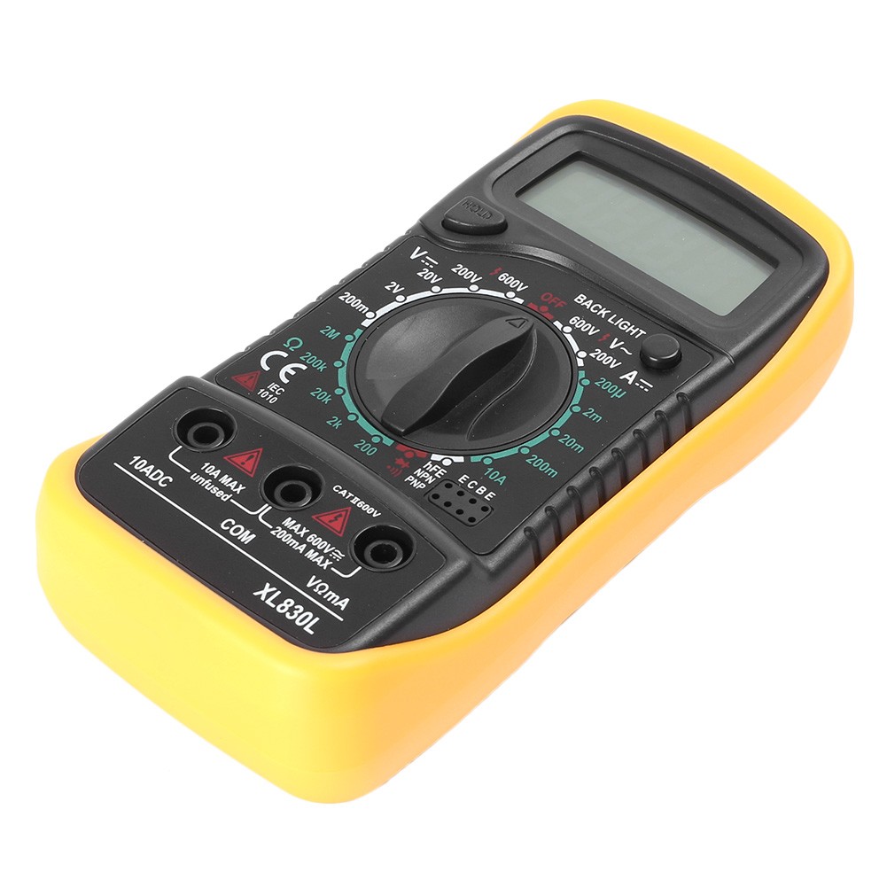 200/600V Digital Ohmmeter LCD Multimeter AC DC Voltmeter Ohmmeter Ammeter