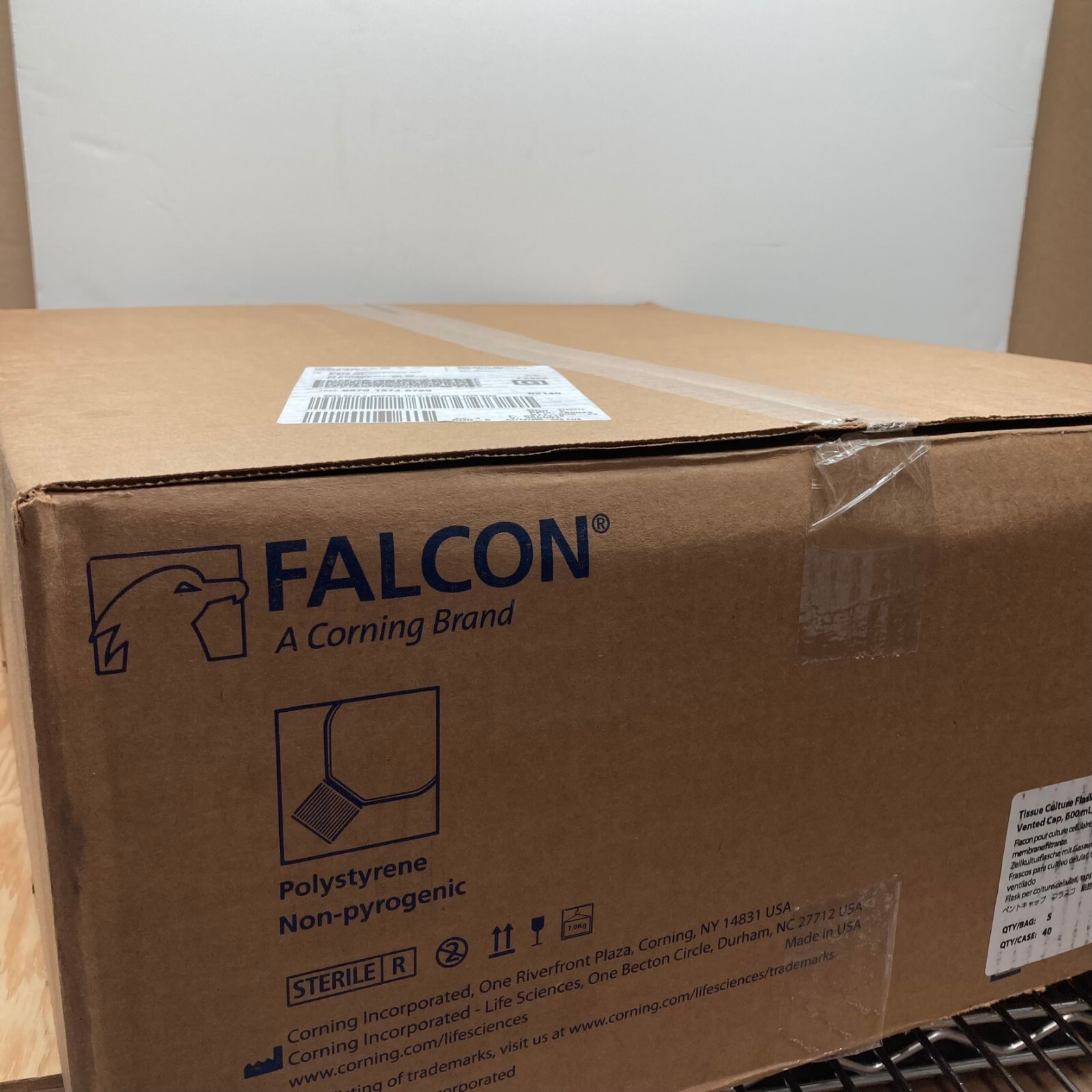 New Falcon 600ml Sterile Tissue Culture Flask Vented Cap – 355001 – Exp 05/2028