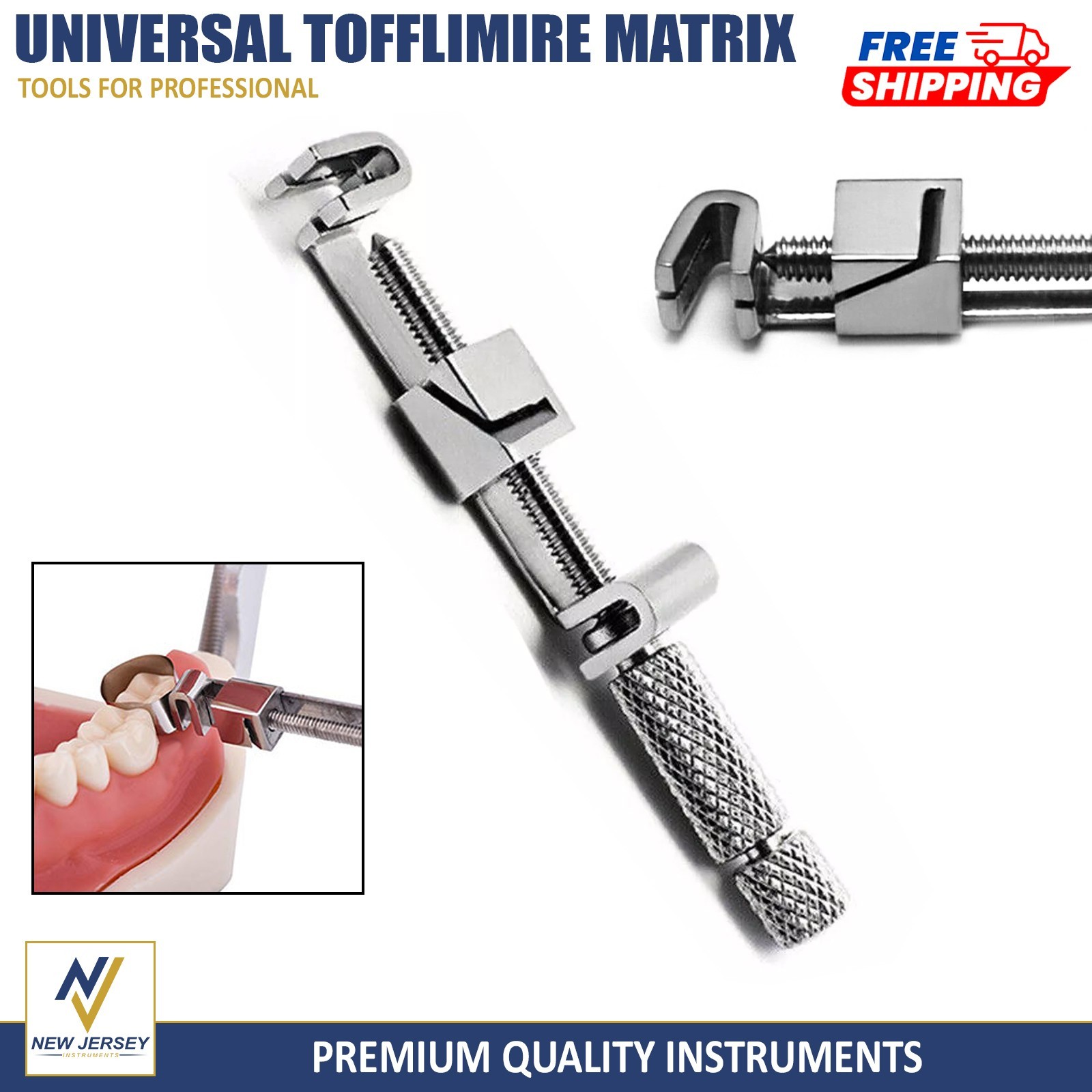 Dental Tofflemire Matrix Band Holder Universal Retainer Surgical Restorative Lab