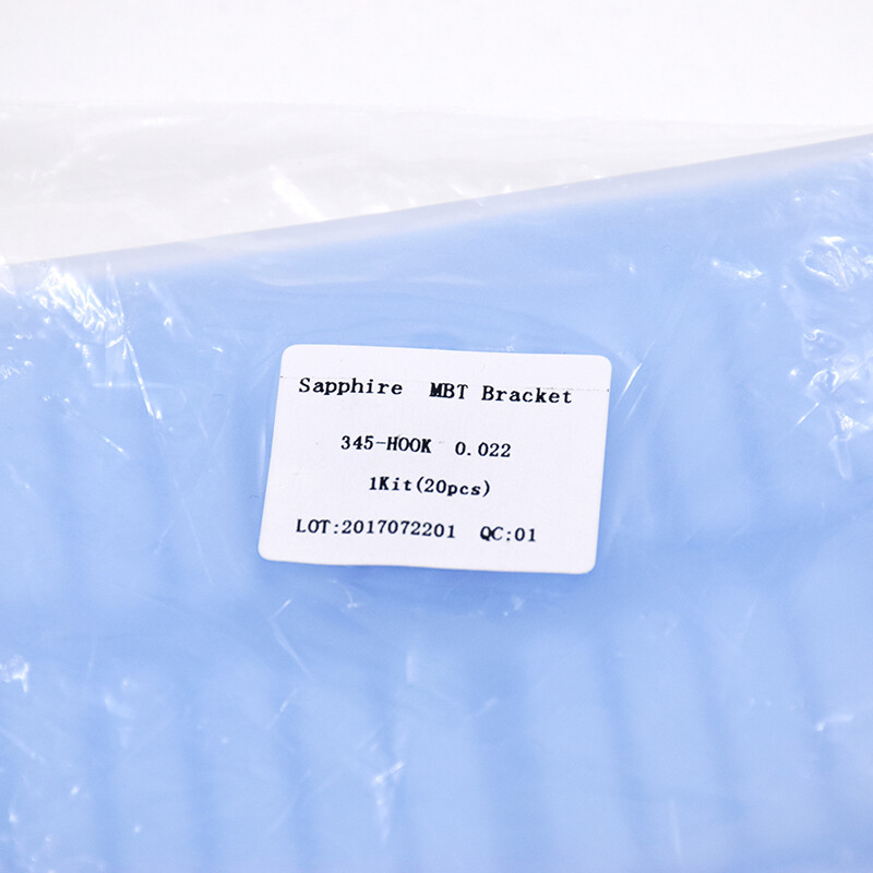 Dental Orthodontic Monocrystalline Braces Sapphire Bracket MBT Roth 022 345 Hook