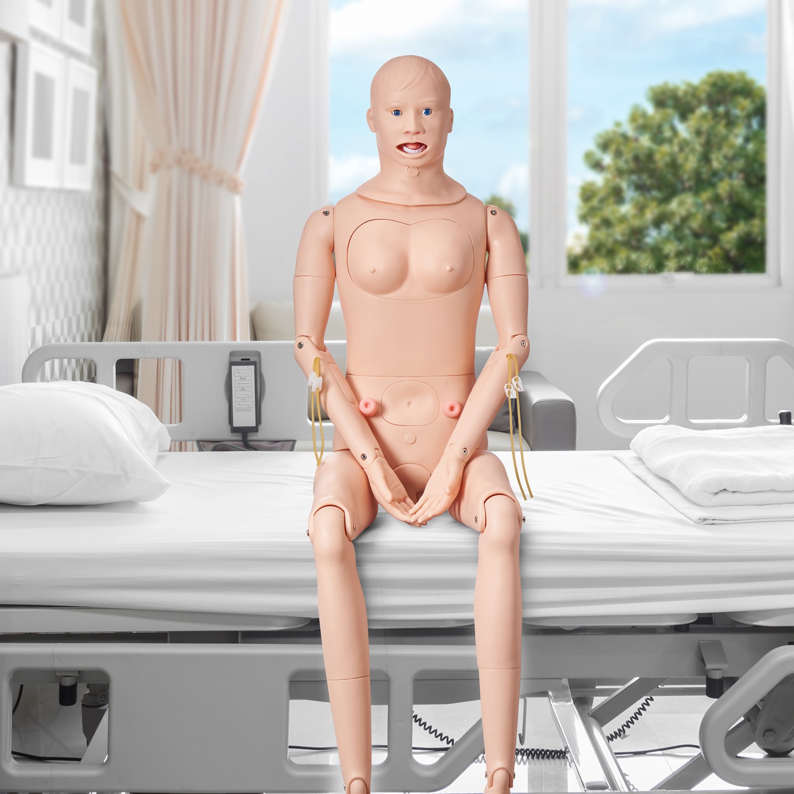 Uimoso Male/Female Manikin Model Anatomical Nursing Training Patient Care Teach