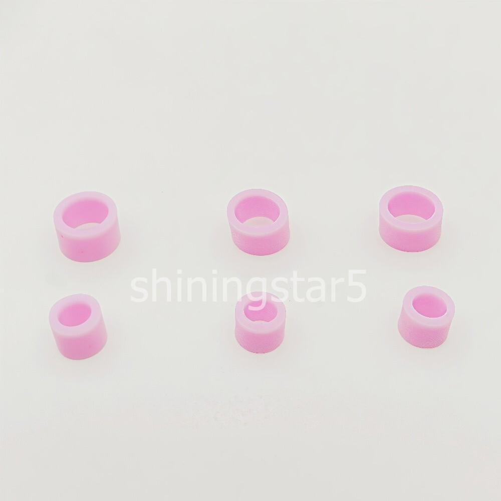 100 Pcs/Box Dental Instrument Hygienist Silicone Color Code Rings Bands Circle