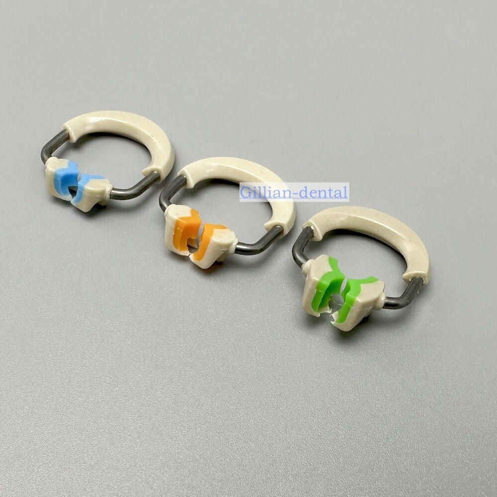 Dental Ortho Sectional Matrix System Nickel Titanium Alloy Matrices Clip Ring