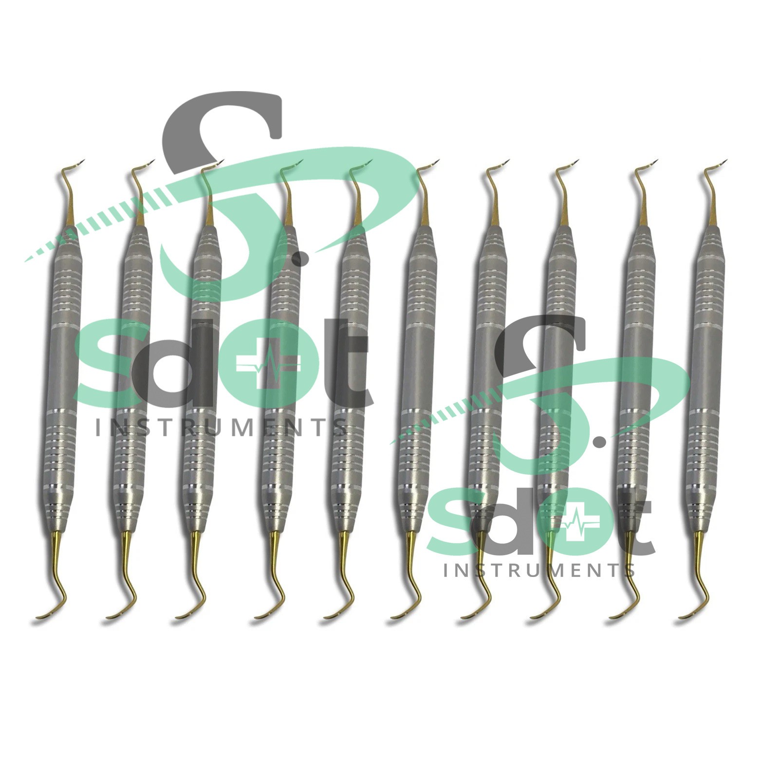 10 PCs Dental Scaler Posterior Sickle #204S Instruments – Buy 2 Get 5 PCs By SD