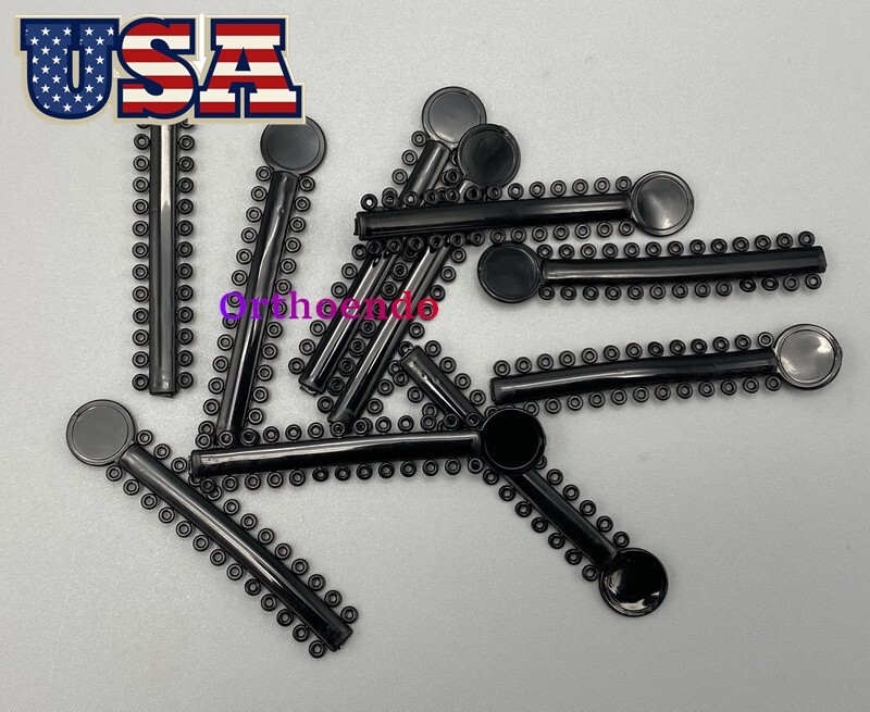 1 Bag Dental Orthodontic Elastic Ligature Ties Rubber Bands Single/Double Colors