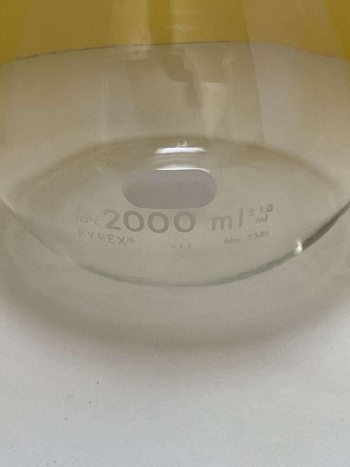 2000 ml Pyrex Volumetric Flask No. 5581-NO STOPPER-Halloween Prop
