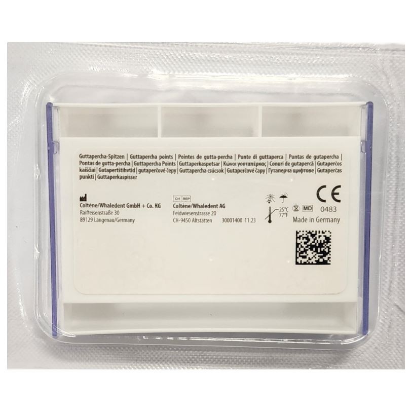 *100-Pieces* Coltene Hygienic Guttapercha Points 28 mm ADA Size Medium H01226