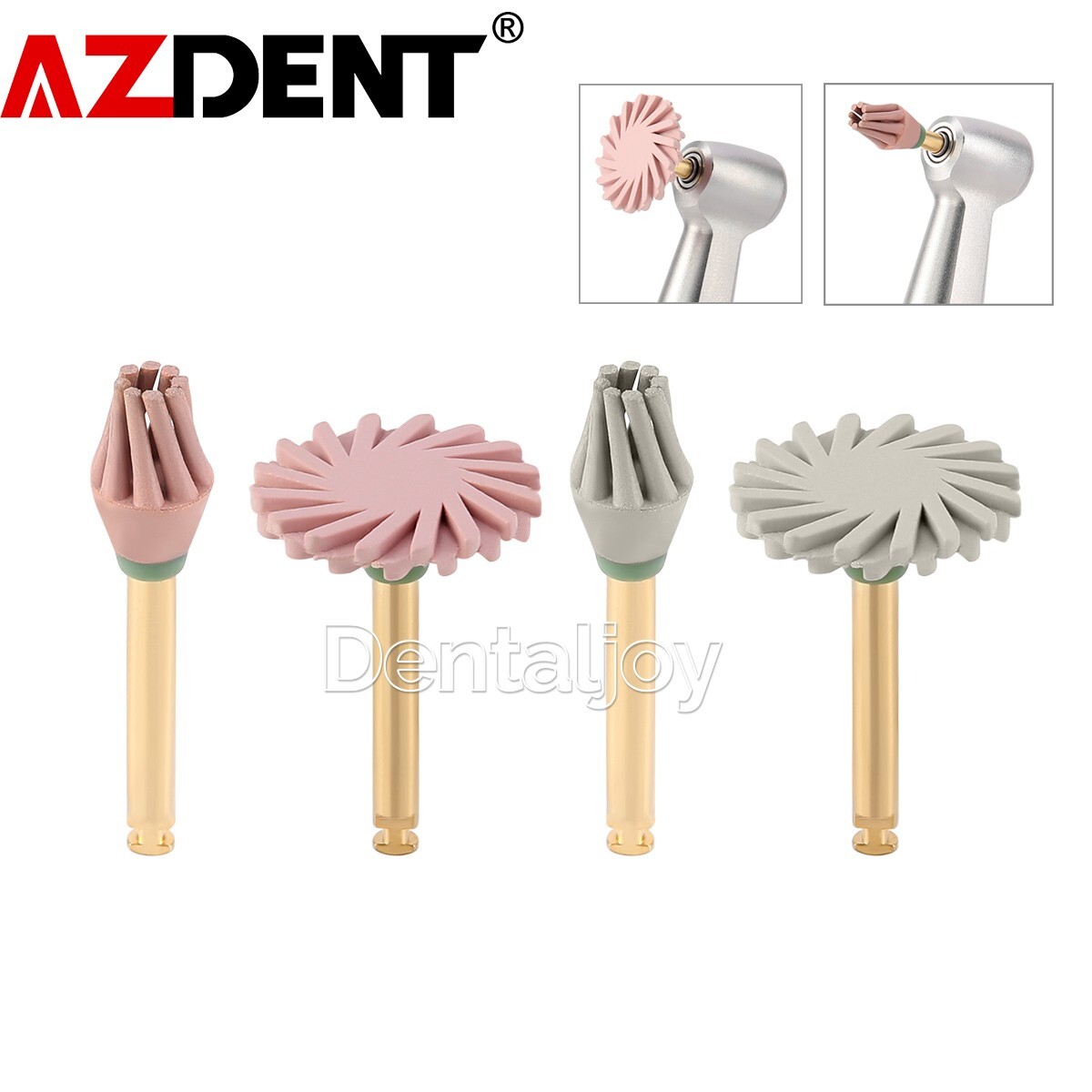 Dental Composite Polishing Wheel Kit Medium Fine gloss Diamond Burs CA 2.35mm