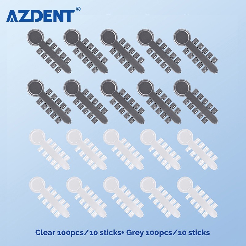 200pcs Dental Orthodontic Rotation Wedges Rubber High Elastic Rotary Pads