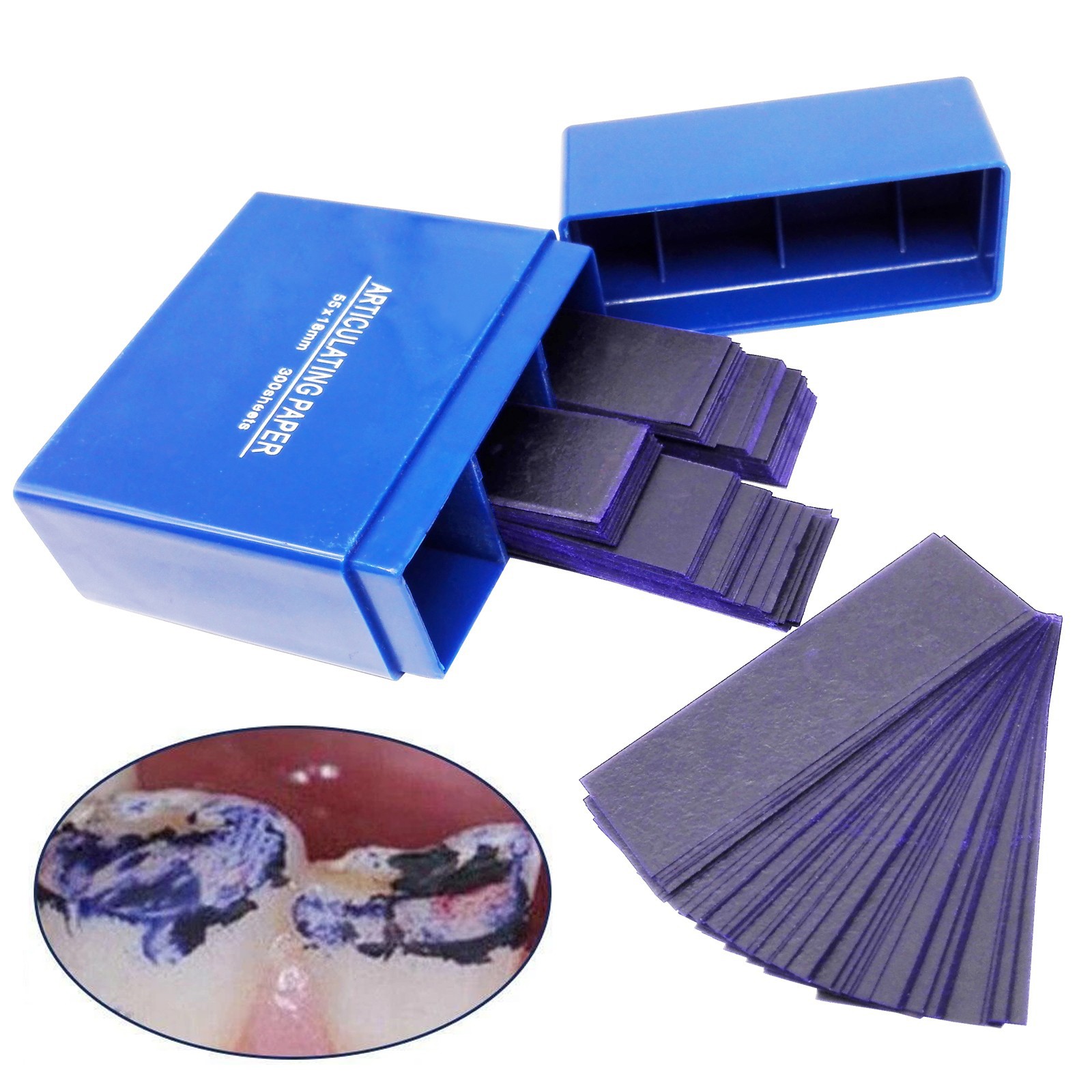 300Pcs Dental Articulating Paper Strips / 55×18 mm Ultra-Thin Free Shipping