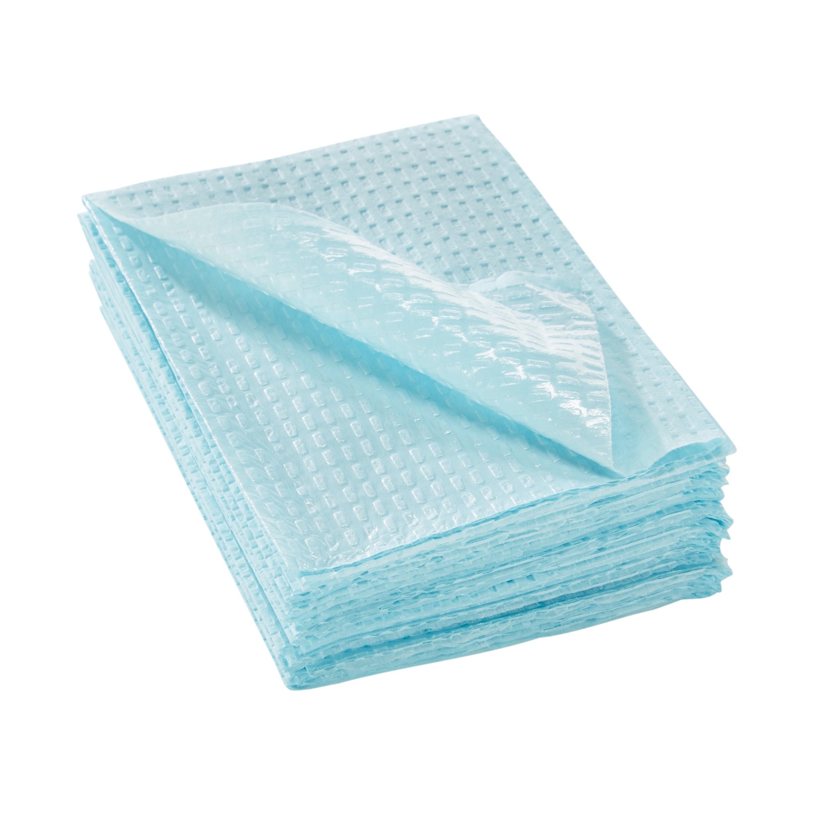 McKesson Blue Dental Medical Tattoo Procedure 2-Ply Towel Bibs 13″ W x 18” L –